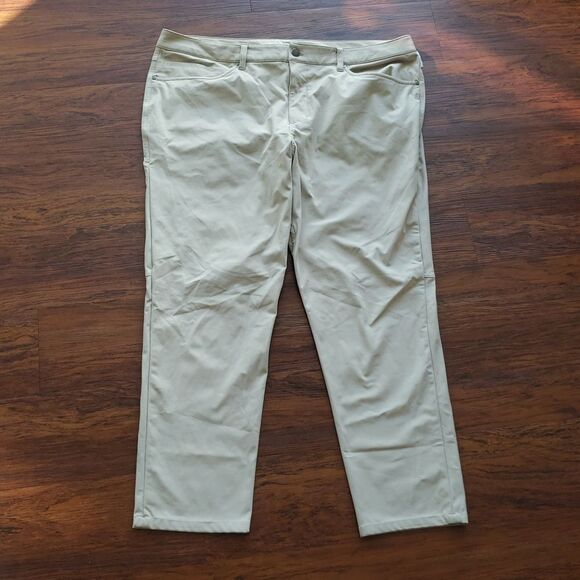 Lululemon Mens ABC Slim Fit Warpstreme Athleisure Outdoor Trouser Pants Size 40 - Picture 1 of 6